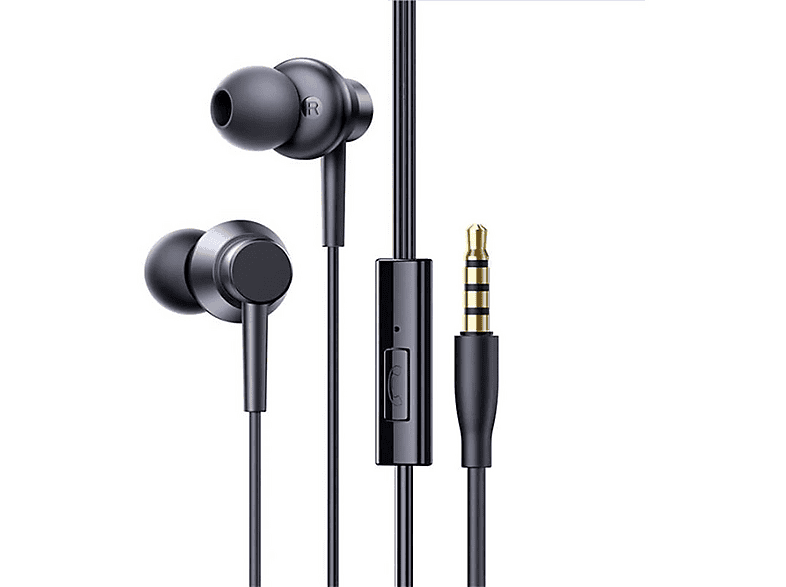 BASEUS Encok HZ11 3.5MM Mikrofonlu Kablolu Kulak İçi Kulaklık Siyah