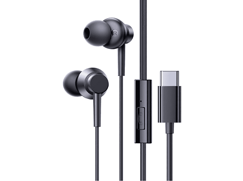 Baseus Encok CZ11 Type-C Mikrofonlu Siyah Kulaklık