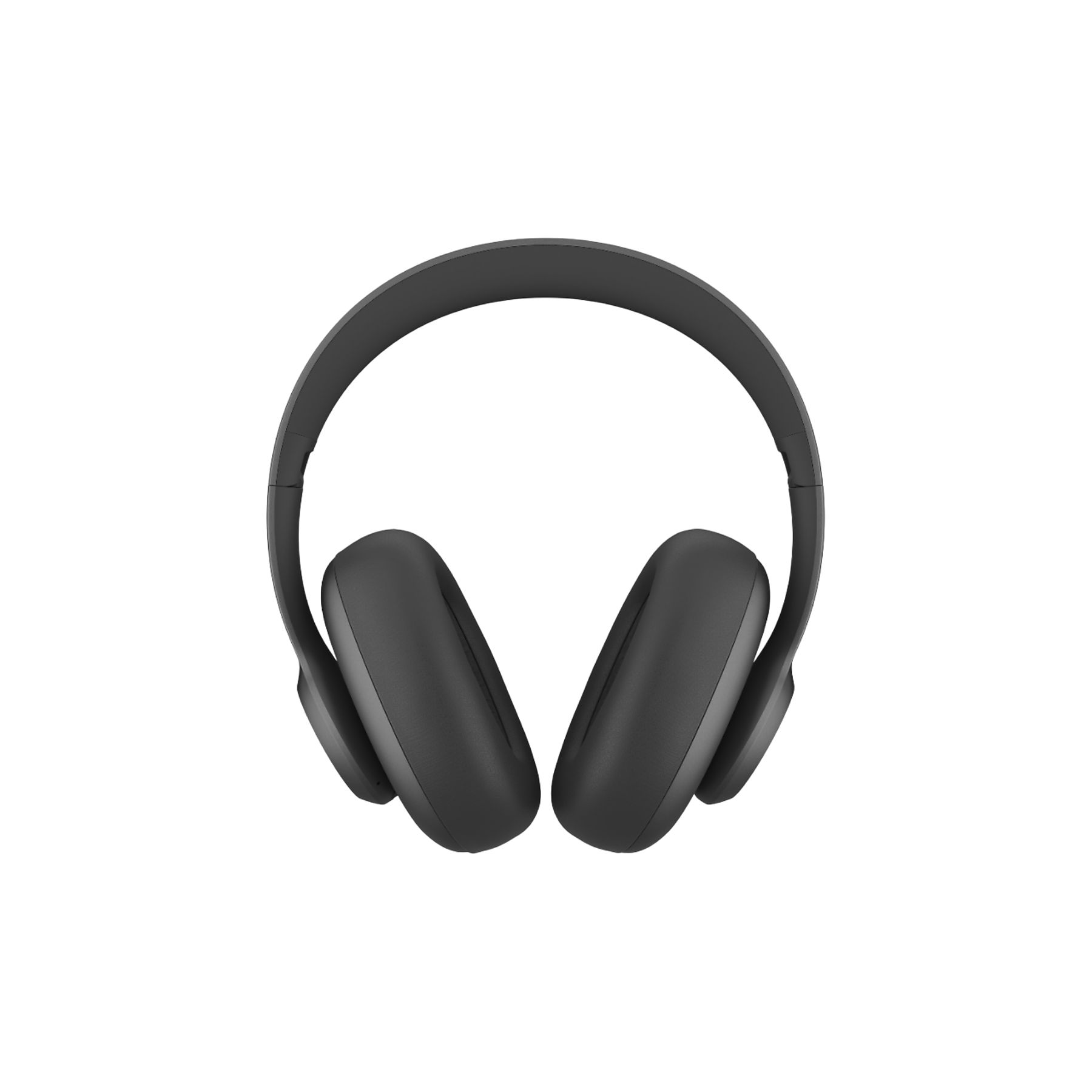 Casque supra-auriculaire noir avec coussinets et arceau rembourrés.