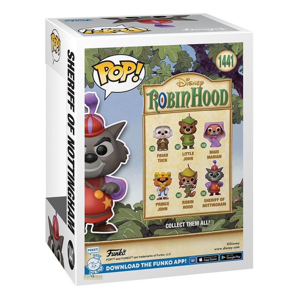 Box Funko Pop! con lo Sceriffo di Nottingham di Robin Hood.