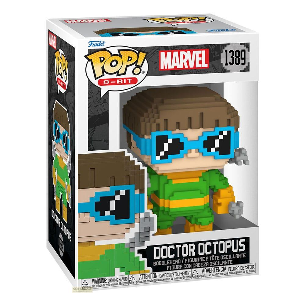 Figura Funko Pop! 8-Bit Doctor Octopus en su caja.