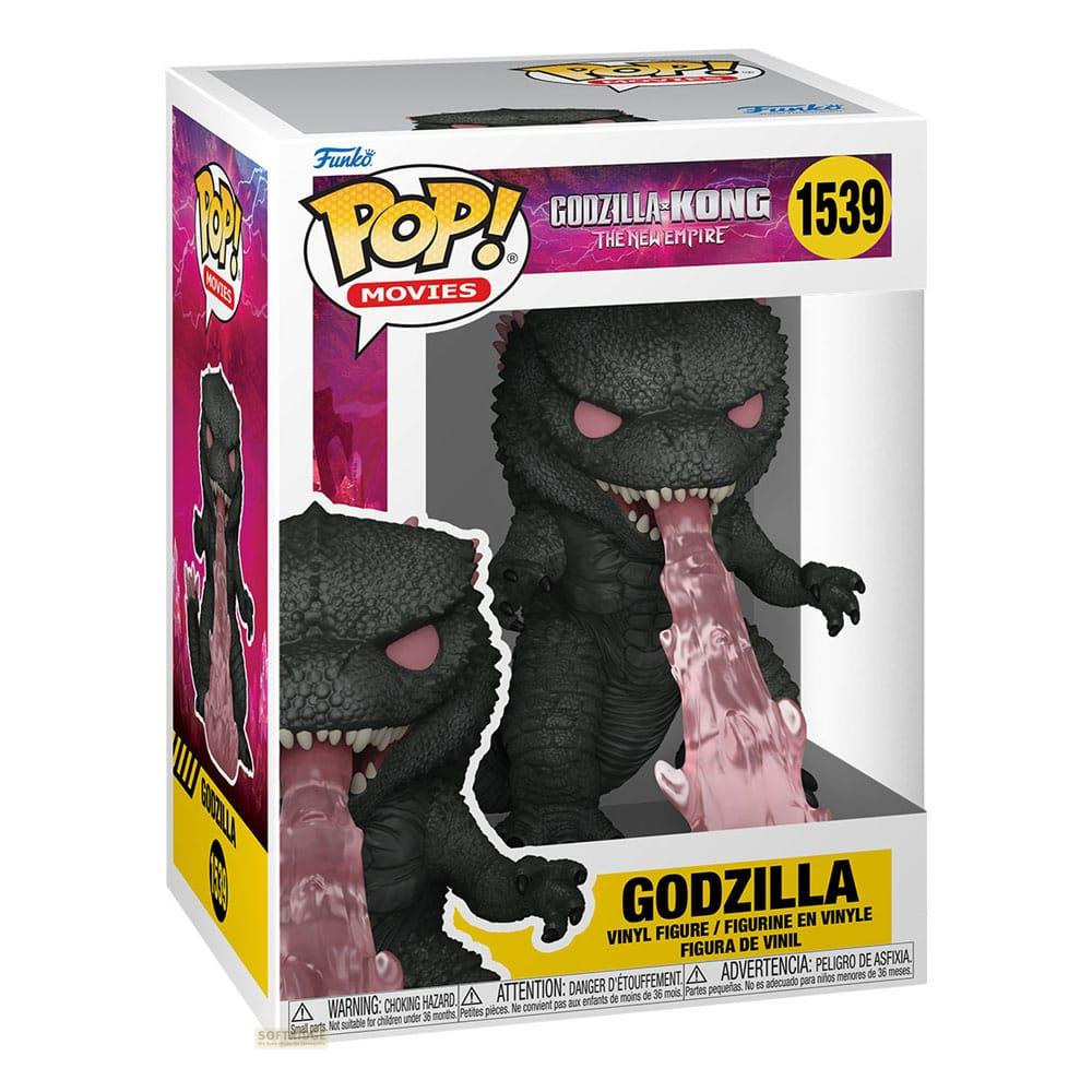 Godzilla Funko Pop! Vinyl Figur in der Verpackung mit pinkem Atem.