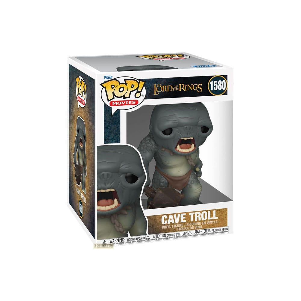 Action figure in vinile Funko Pop! di un Troll di Caverna dal Signore degli Anelli.
