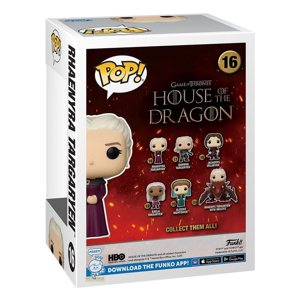 Caja Funko Pop! de Rhaenyra Targaryen de Game of Thrones: House of the Dragon.