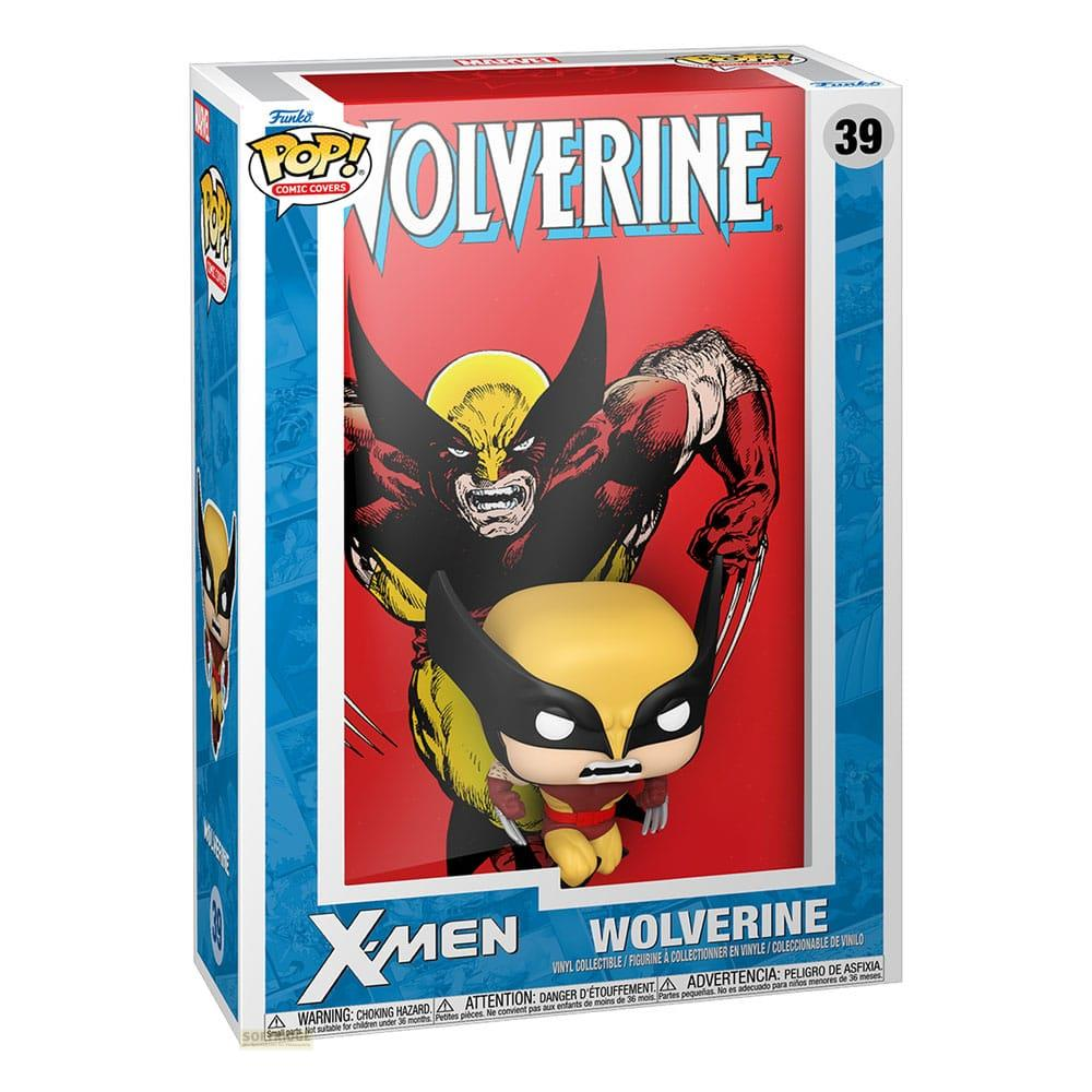 Figura Funko Pop Wolverine Comic Cover en caja. Wolverine está luchando.