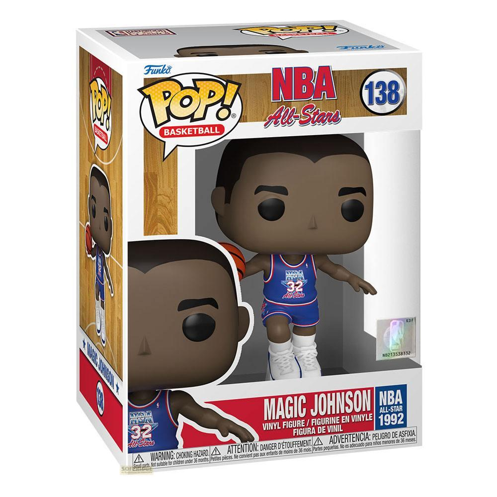 Funko Pop! Vinyl Figur von Magic Johnson, NBA All-Star, Nummer 138.