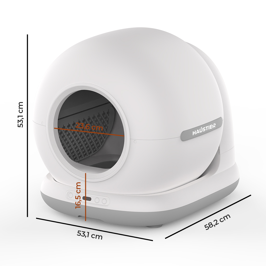HAUSTIER CB001 Akıllı Otomatik Kedi Tuvaleti Gri Fiyat & Özellik