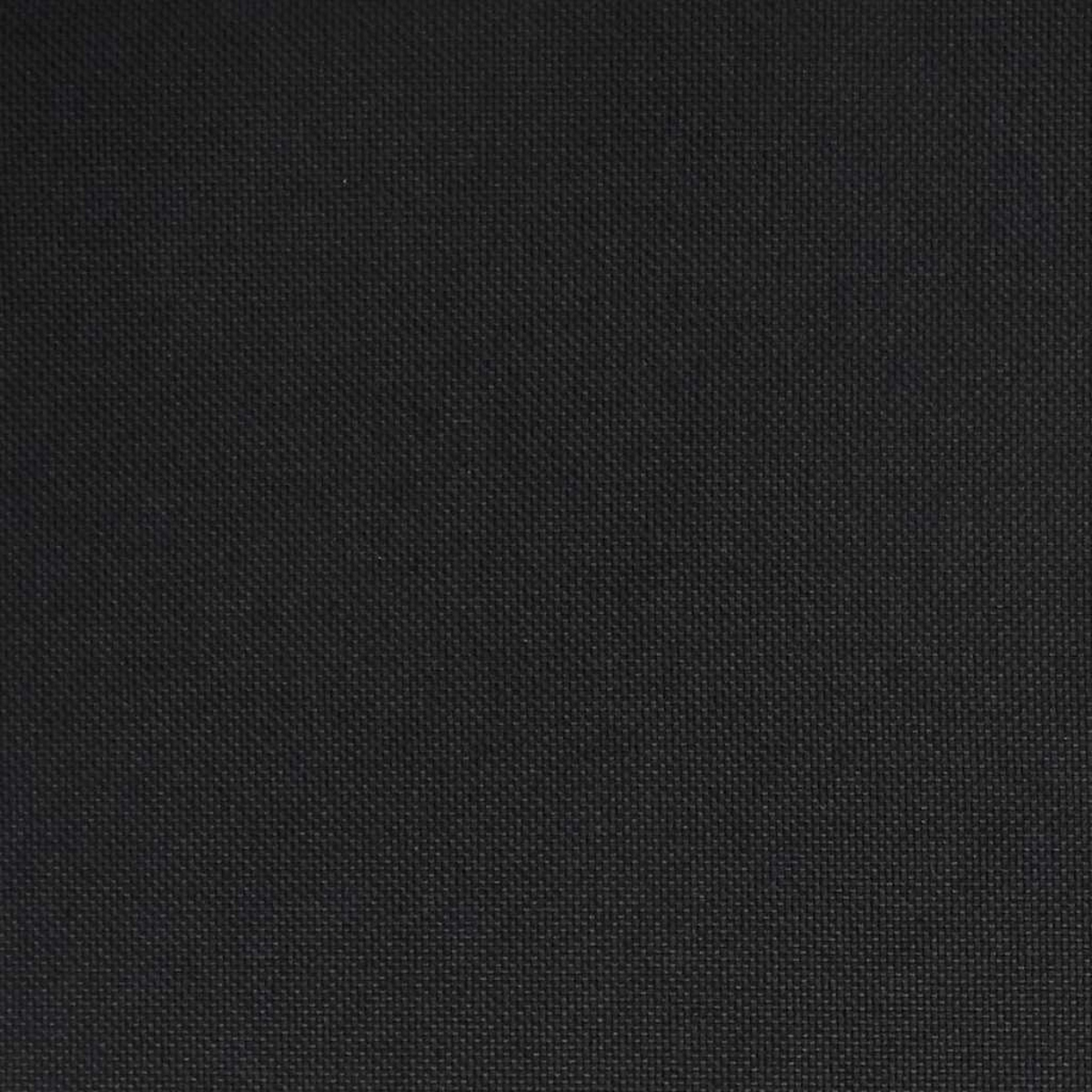 Una vista de cerca de tela negra que muestra una textura tejida visible.