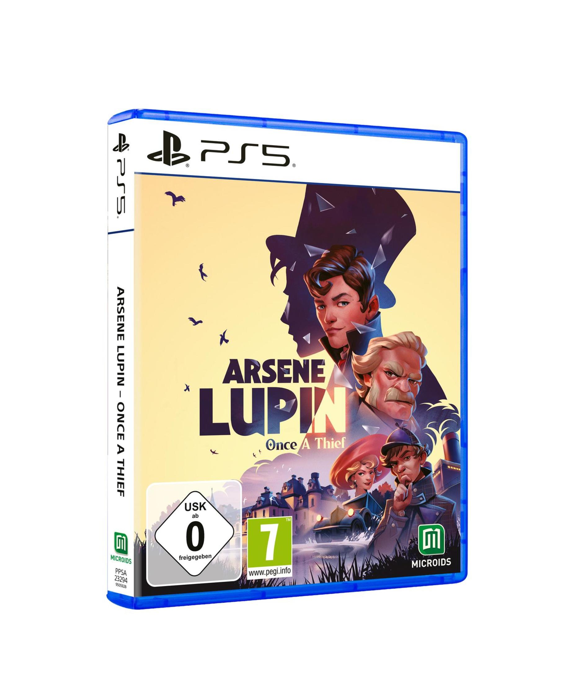Gioco PS5 "Arsene Lupin - Once A Thief" con rating 0 e 7.