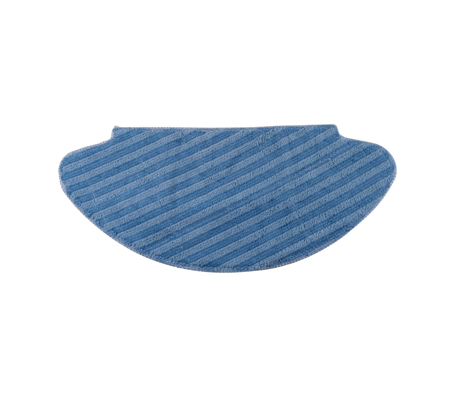 Ein blauer Wischmopp-Aufsatz mit Streifen.