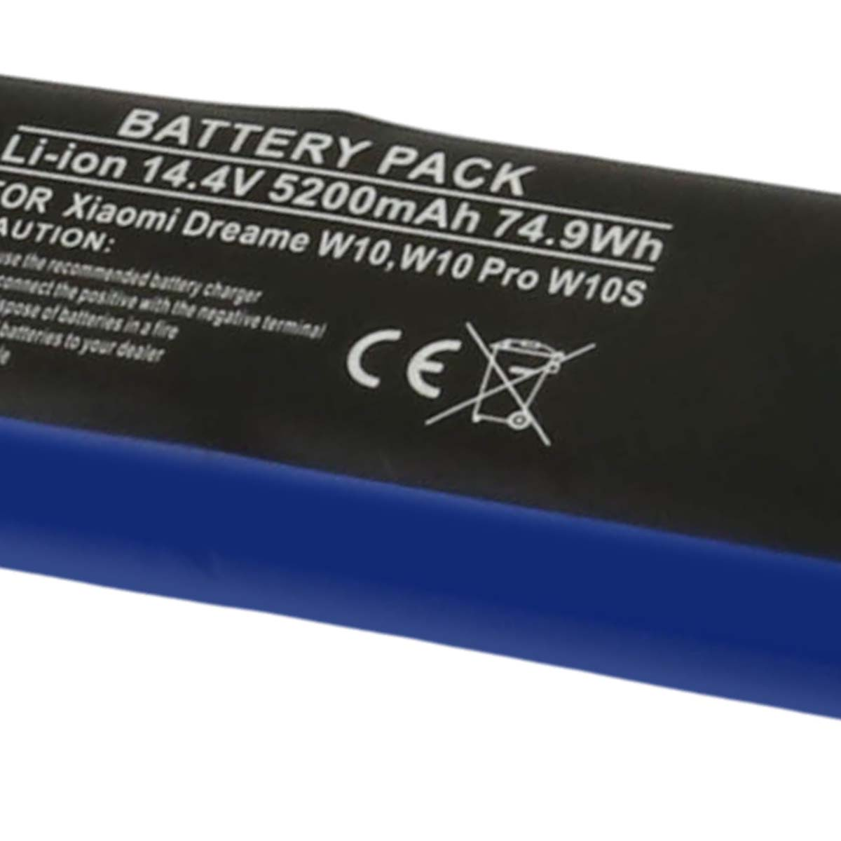 Batteria nera per Xiaomi Dreame con marchio CE.