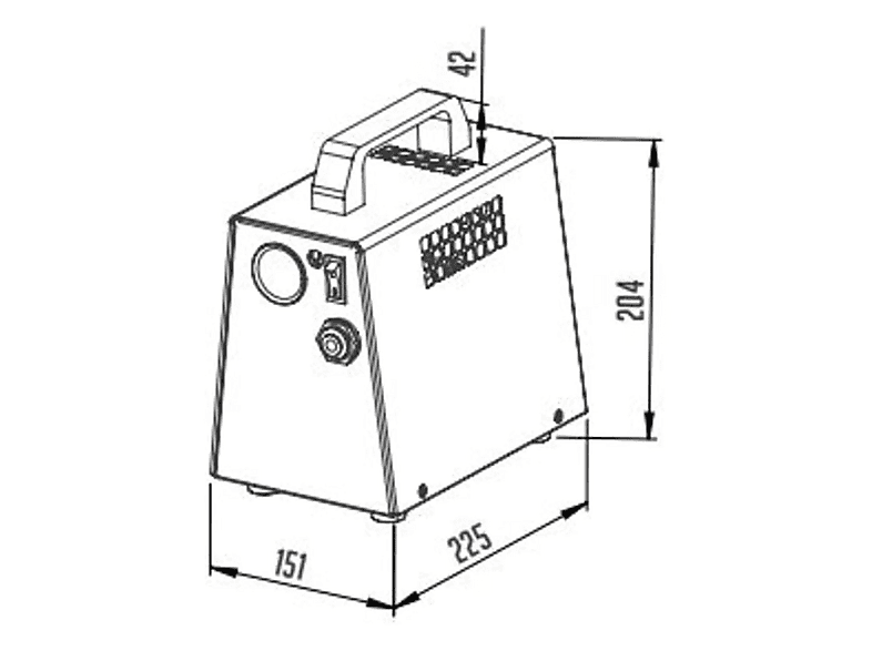 Druckluft Kompressor, Mini Kompressor, Luftkompressor - VK15 / VK30, für Bierzapfen ohne CO2, Model: Mini-Kompressor VK15