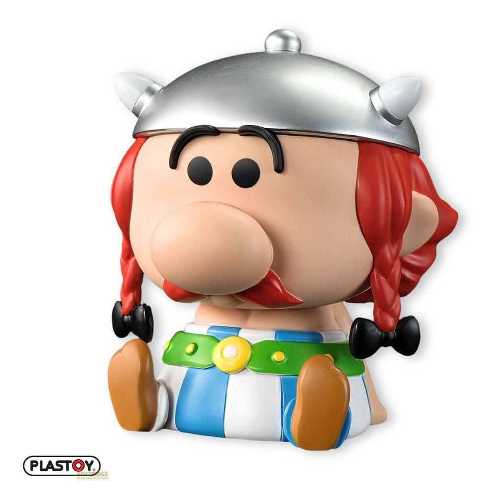 Eine Figur im Comic-Stil mit roten Haaren, Helm und gestreifter Hose.