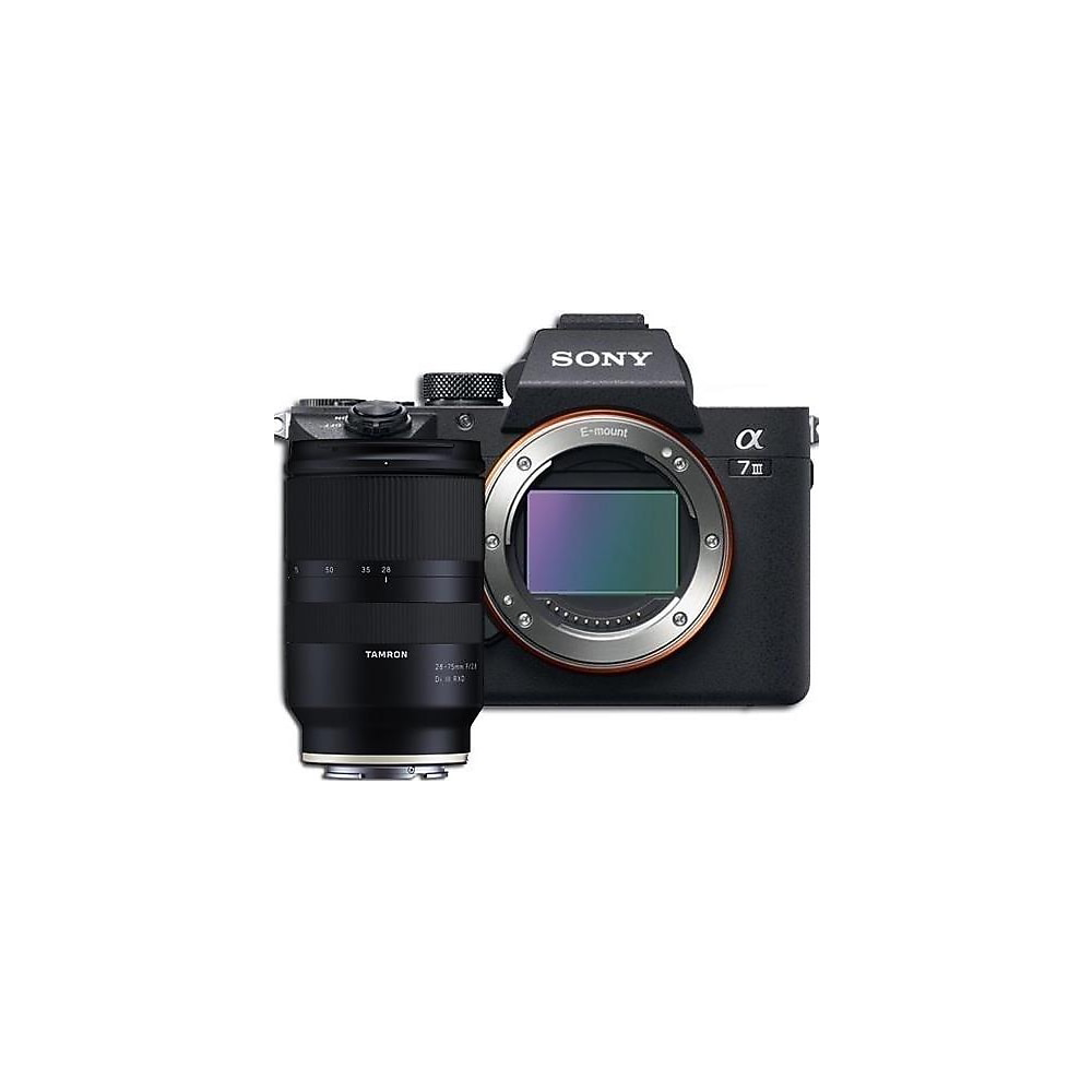 Tamron 28-75mm f/2.8 lensli Sony Alpha 7 III fotoğraf makinesi.