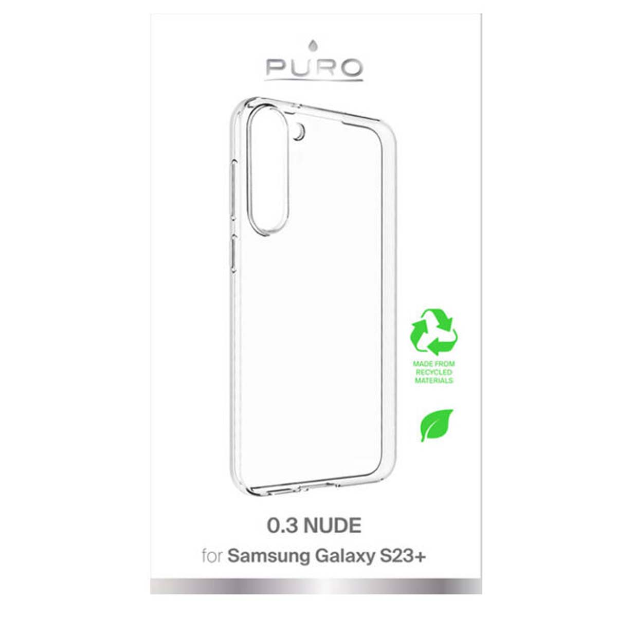 Custodia trasparente per Samsung Galaxy S23+. Puro 0.3 Nude.
