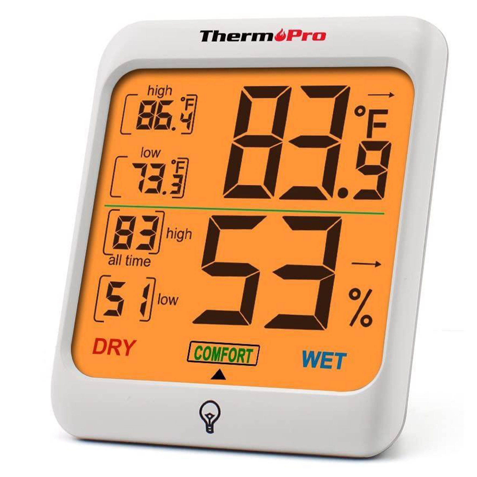 THERMOPRO TP53 İç Mekan Dijital Sıcaklık ve Nem Ölçer Termometre