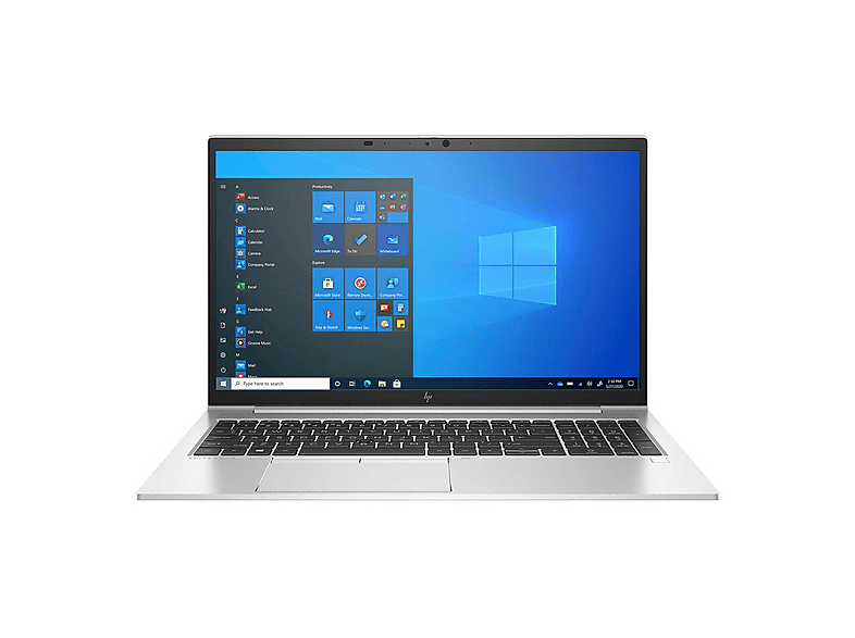 HP EliteBook 850 G8, Notebook, mit 15,6 Zoll Display, Intel® Core™ i5, 16 GB RAM, 512 GB SSD, Intel® Iris® Xᵉ, Silber, Windows 11 Pro