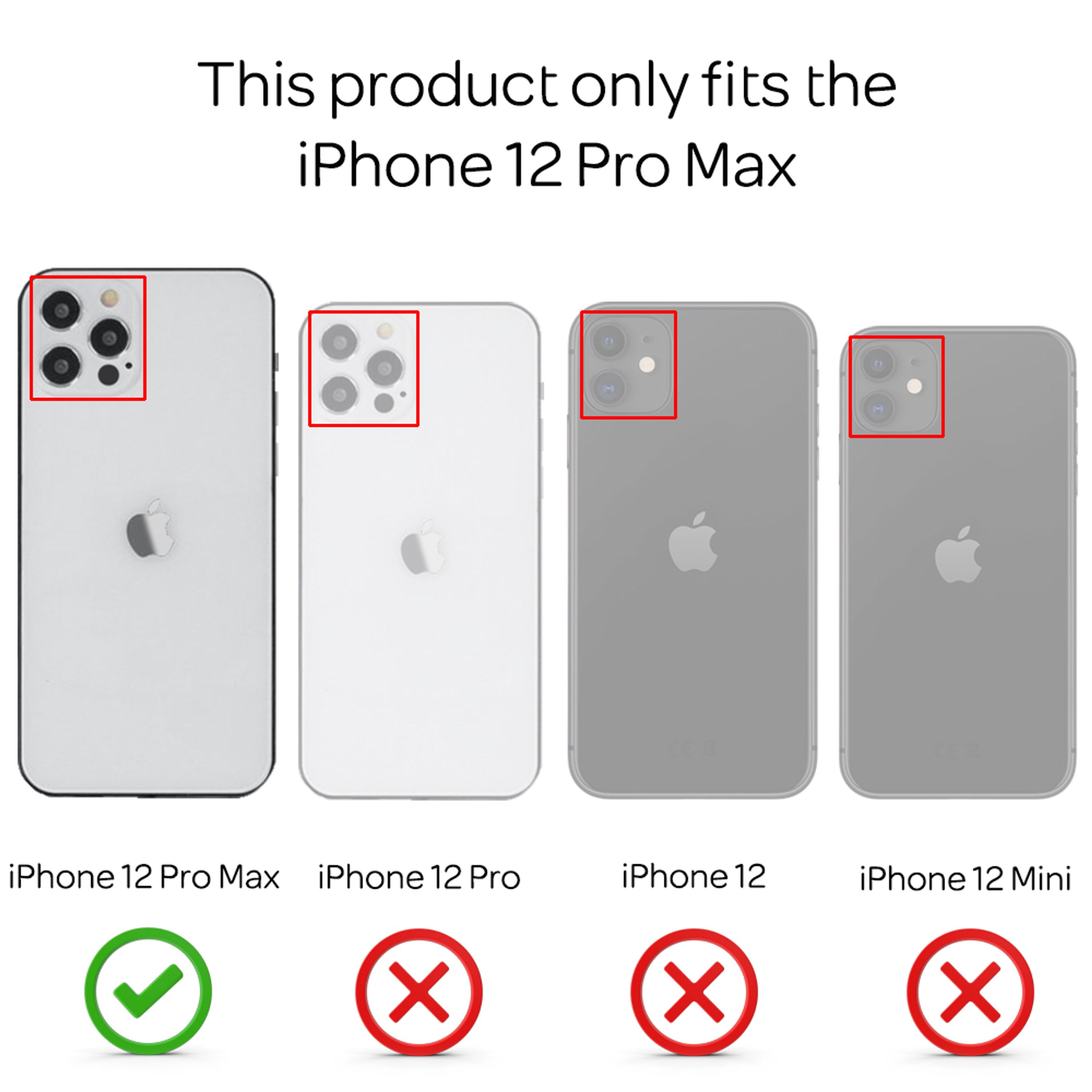iPhone 12 Pro Max mit vier Kameras, iPhone 12 Pro mit zwei.