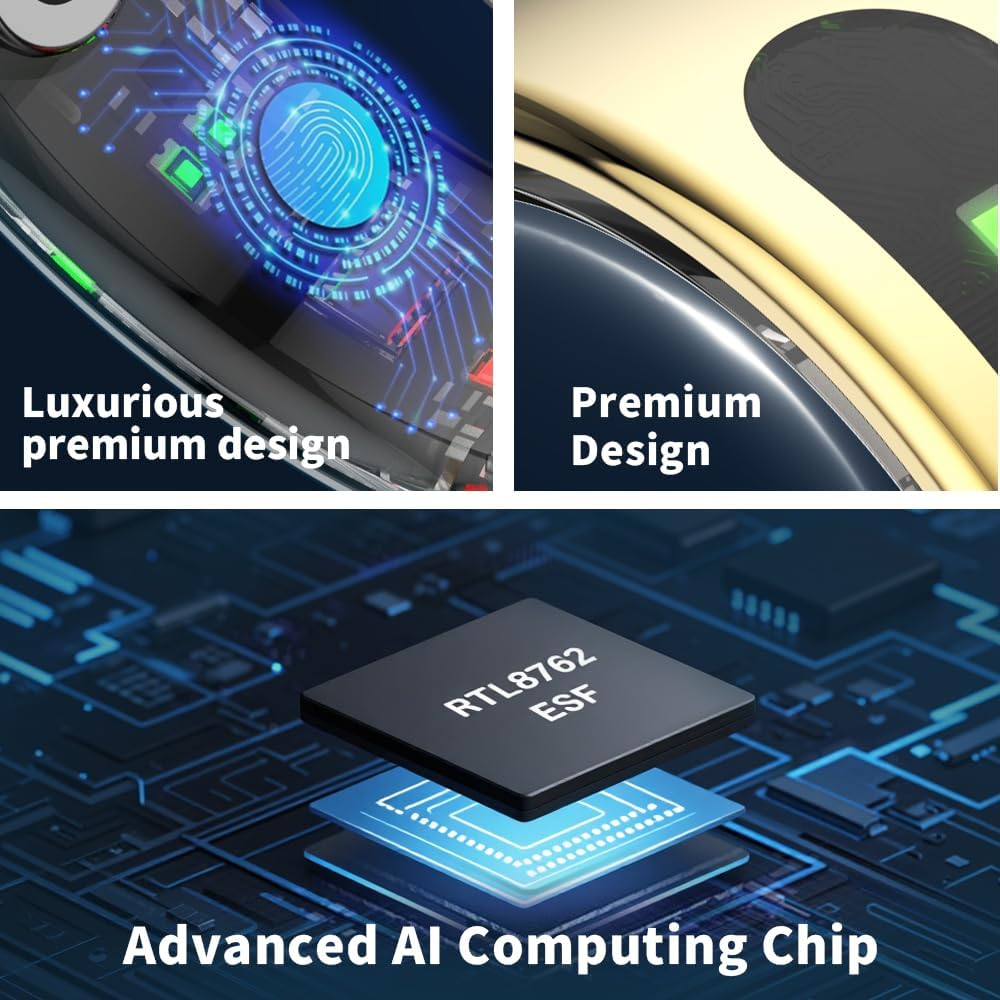 Nahaufnahme eines Computerchips mit der Aufschrift RTL8762 ESF auf einer Leiterplatte.