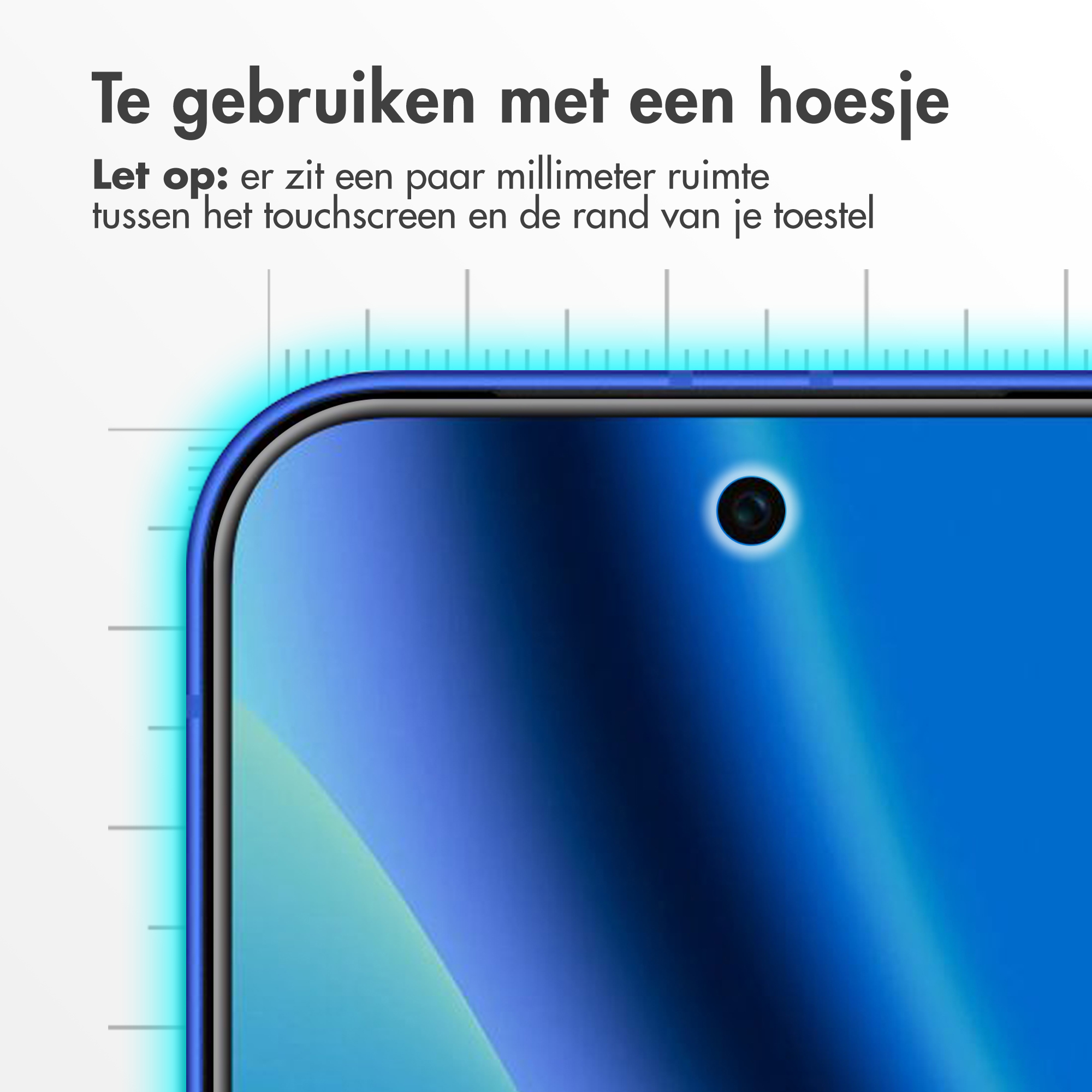 Un écran de smartphone avec appareil photo et texte.