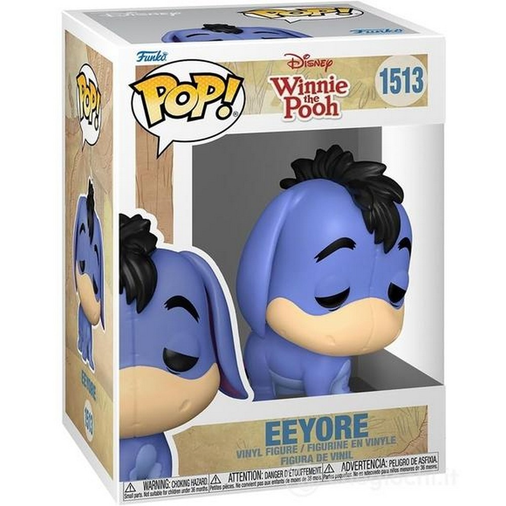 Action figure in vinile Funko POP! di Eeyore di Winnie the Pooh, numero 1513.