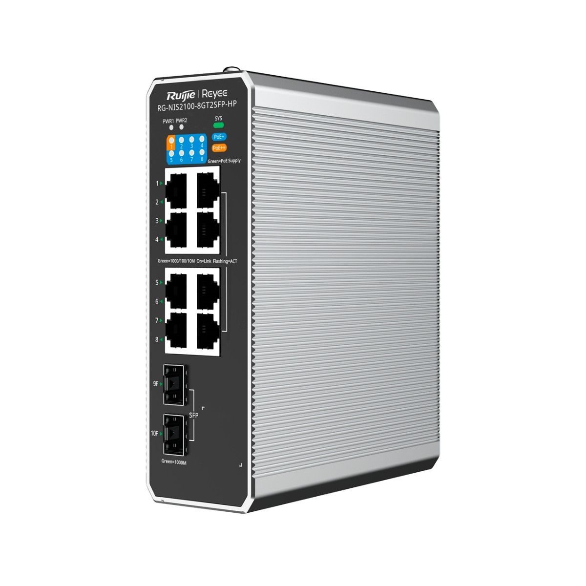 RUIJIE RG-NIS2100 8 Switch Gri