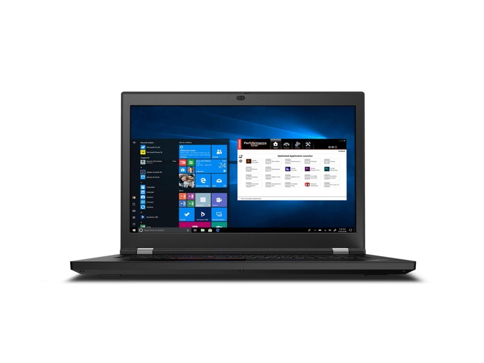 Ein schwarzer Laptop mit einem geöffneten Windows-Betriebssystem auf dem Bildschirm.