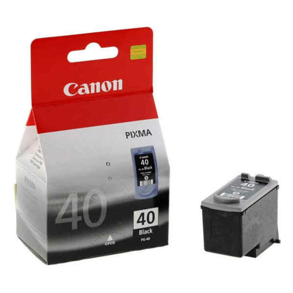 Tusz Canon Pixma 40 Czarny z opakowaniem i wkładem.