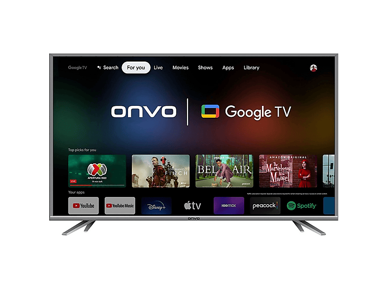 ONVO 65OV9000U 65 inç 165 cm Dahili Uydu Alıcılı 4K UHD TV