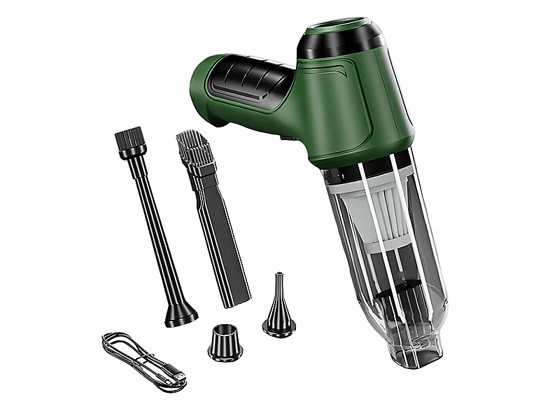 FLYSTAR Kabellos Akku Reinigung Hand Staubsauger, maximale Leistung: 15 Watt, Grün)