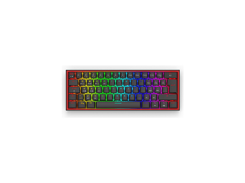 REDRAGON K616 Fizz Pro RGB Red Switch Kablosuz Compact wireless Gaming Klavye Siyah