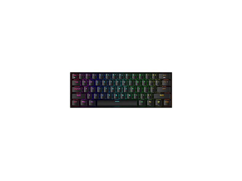 REDRAGON K530 Pro Draconic Brown Switch TKL TR Q RGB Mekanik Kablosuz Wireless Klavye Siyah