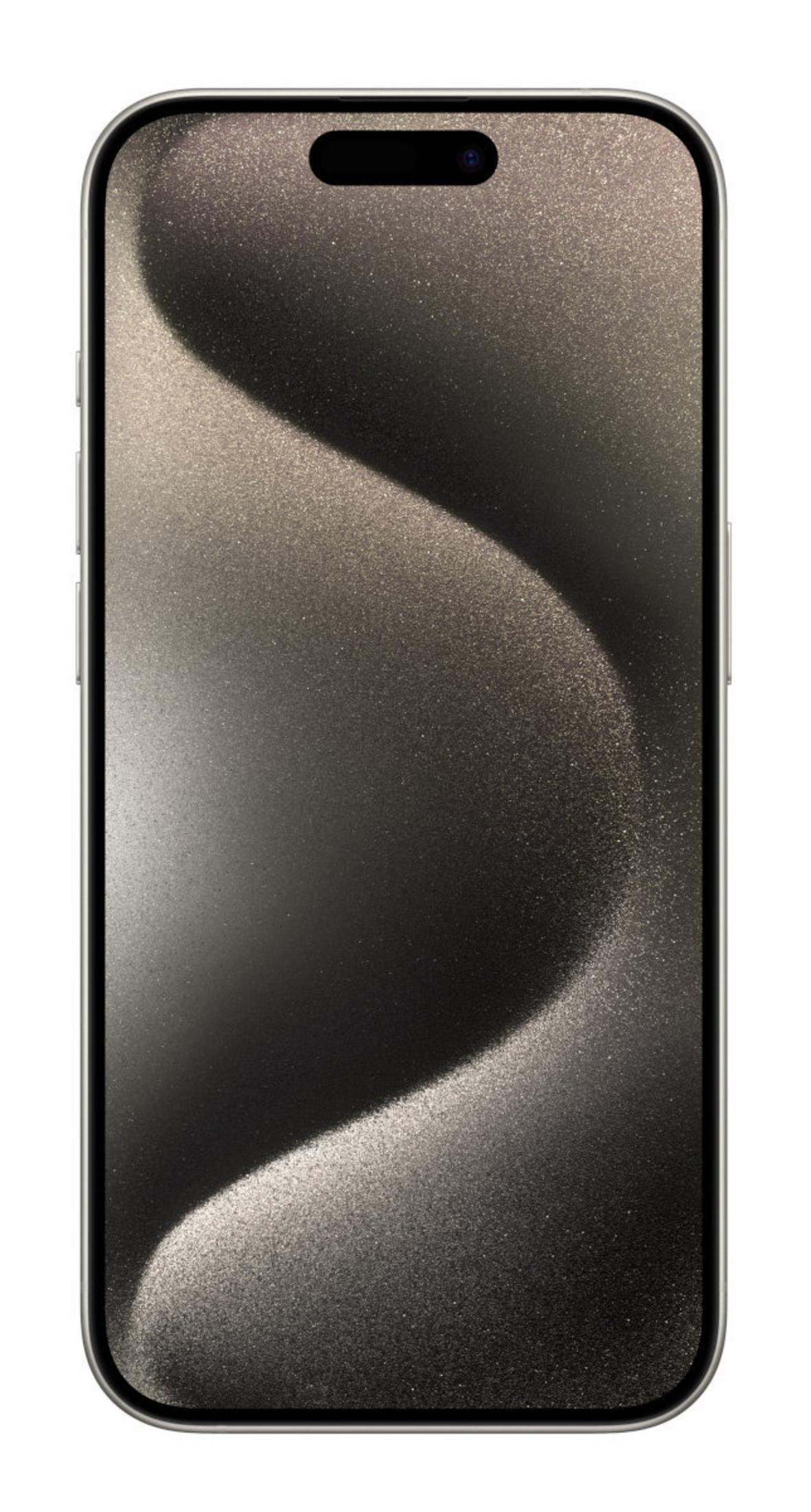 Uno smartphone con uno sfondo scuro e scintillante.