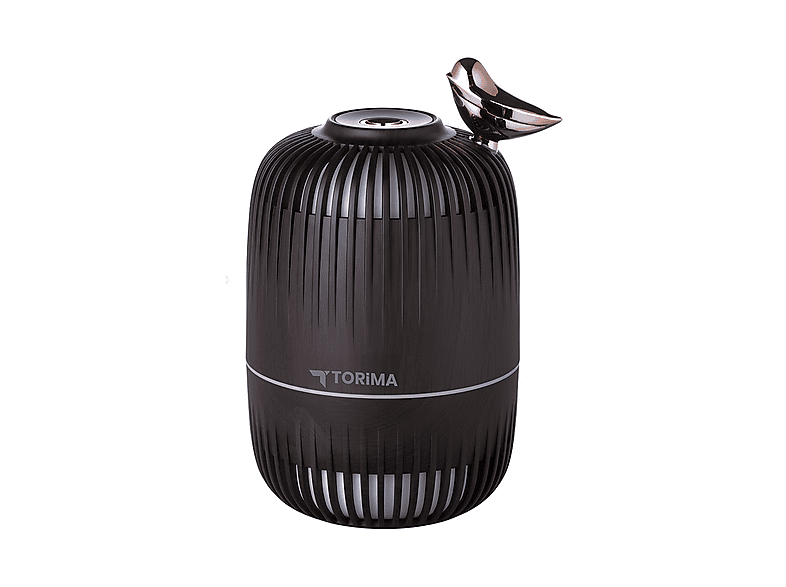 TORIMA H17 Buhar Makinesi Kuş Detaylı Ahşap Görünümlü 280 ml Hava Nemlendiricisi Kahverengi