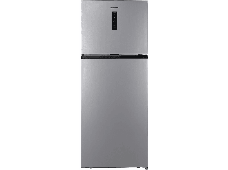 HEINNER HF-HM415NFSE++ Kühlgefrierkombination (E, 244 kWh, 1780 mm hoch, Silber)