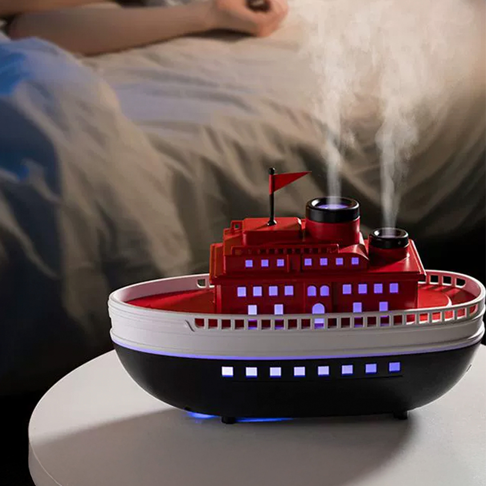 TORIMA H18 Led Işıklı Aroma Difüzör Boat Tasarım Ultrasonik 300 ml