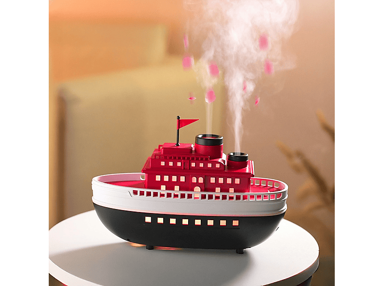 TORIMA H18 Led Işıklı Aroma Difüzör Boat Tasarım Ultrasonik 300 ml