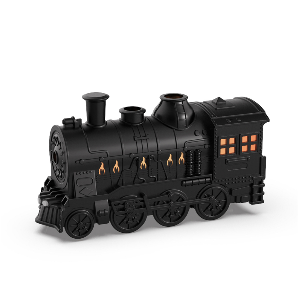 TORIMA H21 Led Işıklı Aroma Difüzör Tren Tasarım Ultrasonik 300 ml Hava Nemlendiricisi Siyah