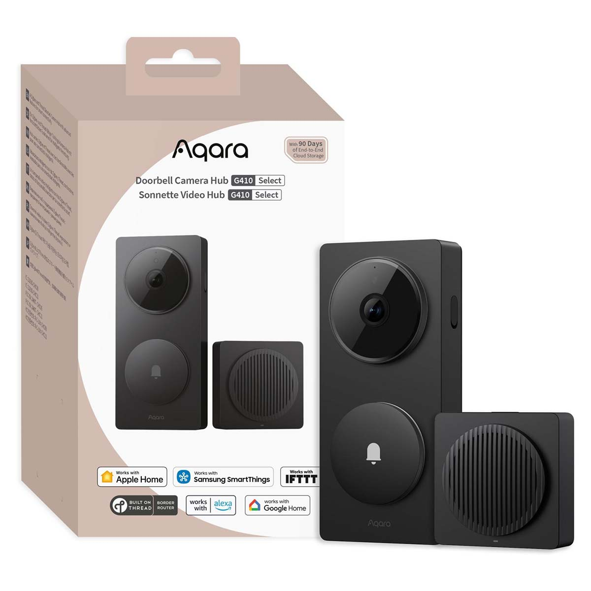 Aqara Türklingelkamera-Hub G410 mit 90 Tagen Cloud-Speicher.