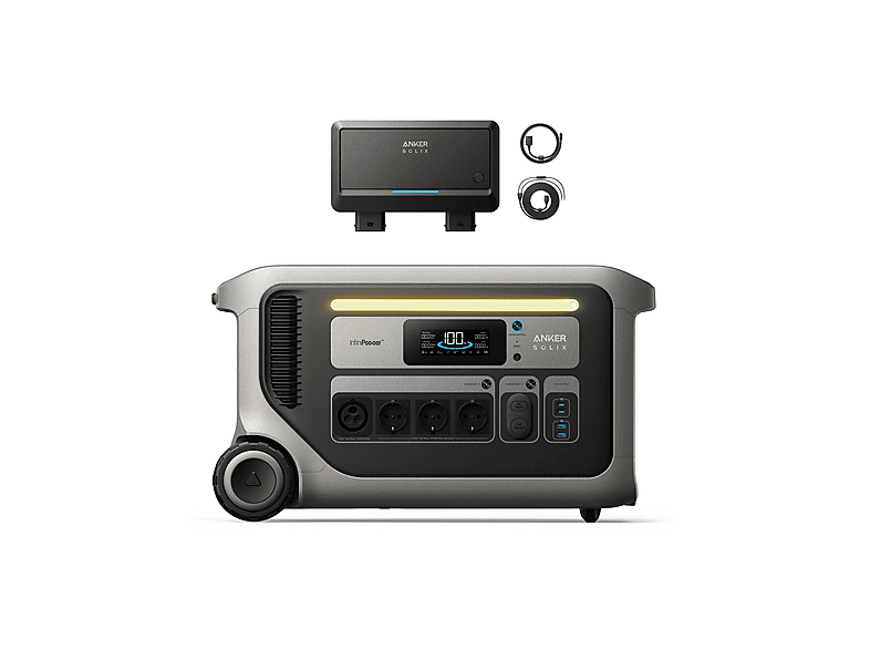 Estación de energía | ANKER SOLIX KIT F3000+Alternator Charger | MediaMarkt