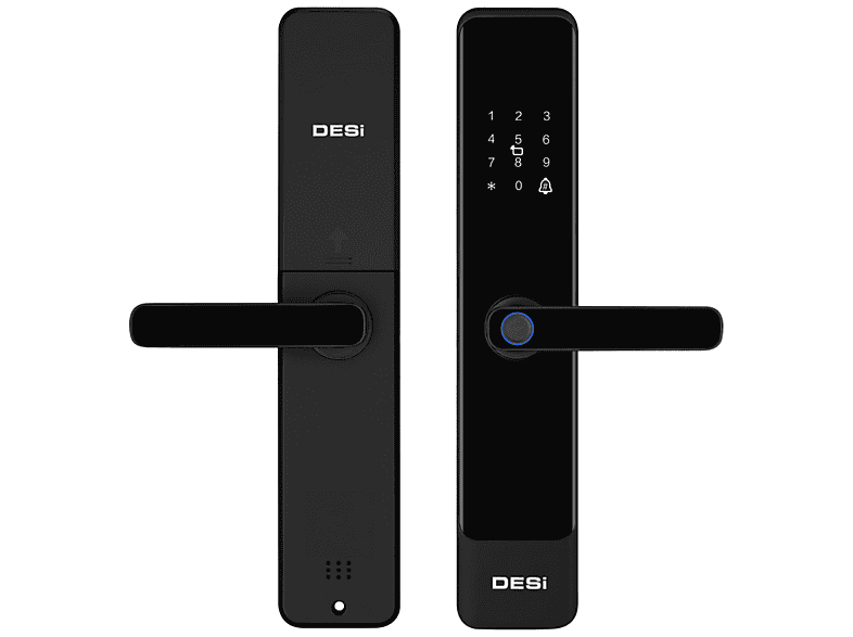 DESI QUiC Q016 iOS/Android Uyumlu - Parmak İzi -Tuş Takımı - Kart Okuyucu Akıllı Kapı Kilidi