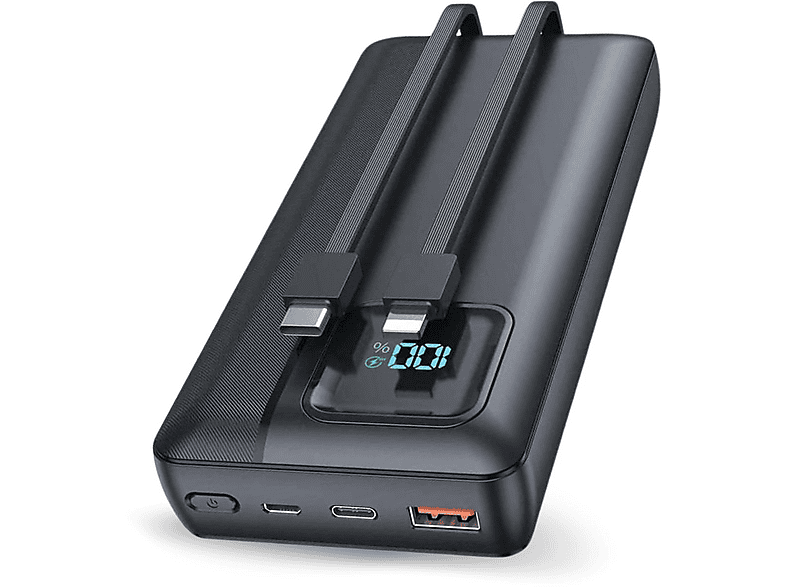 SILTCON Powerbank 30.000 mAh 22,5 W Powerbank Zwart 30000 mAh