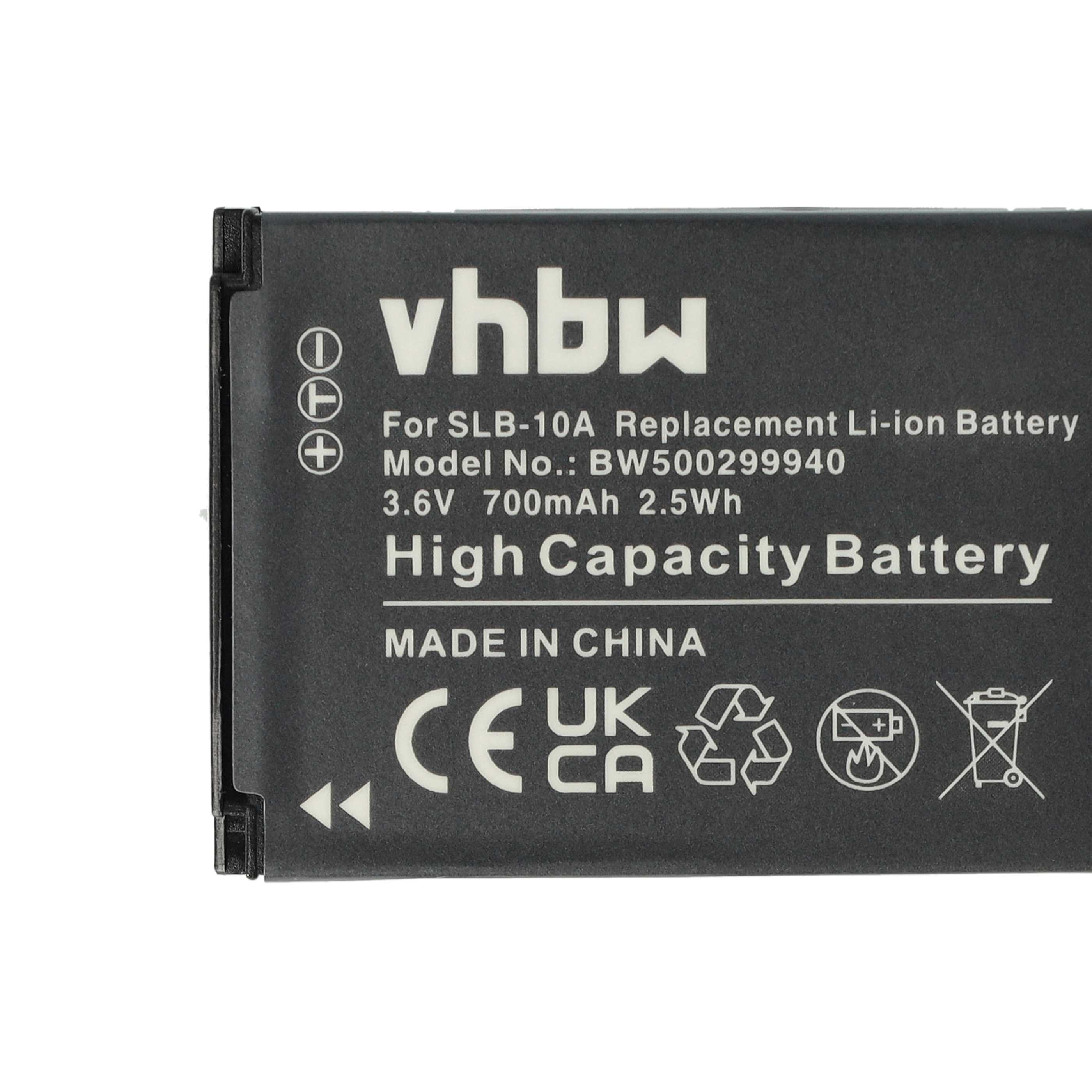 Vorderseite einer schwarzen Batterie mit Aufschriften und Symbolen.