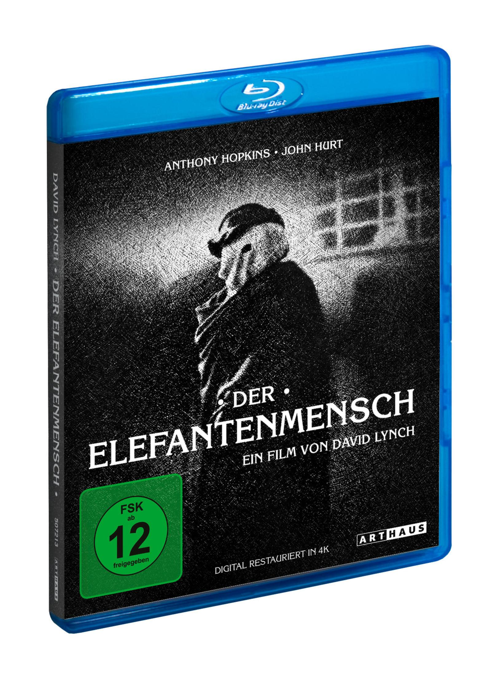 Custodia Blu-ray di Elephant Man con John Hurt e Anthony Hopkins.