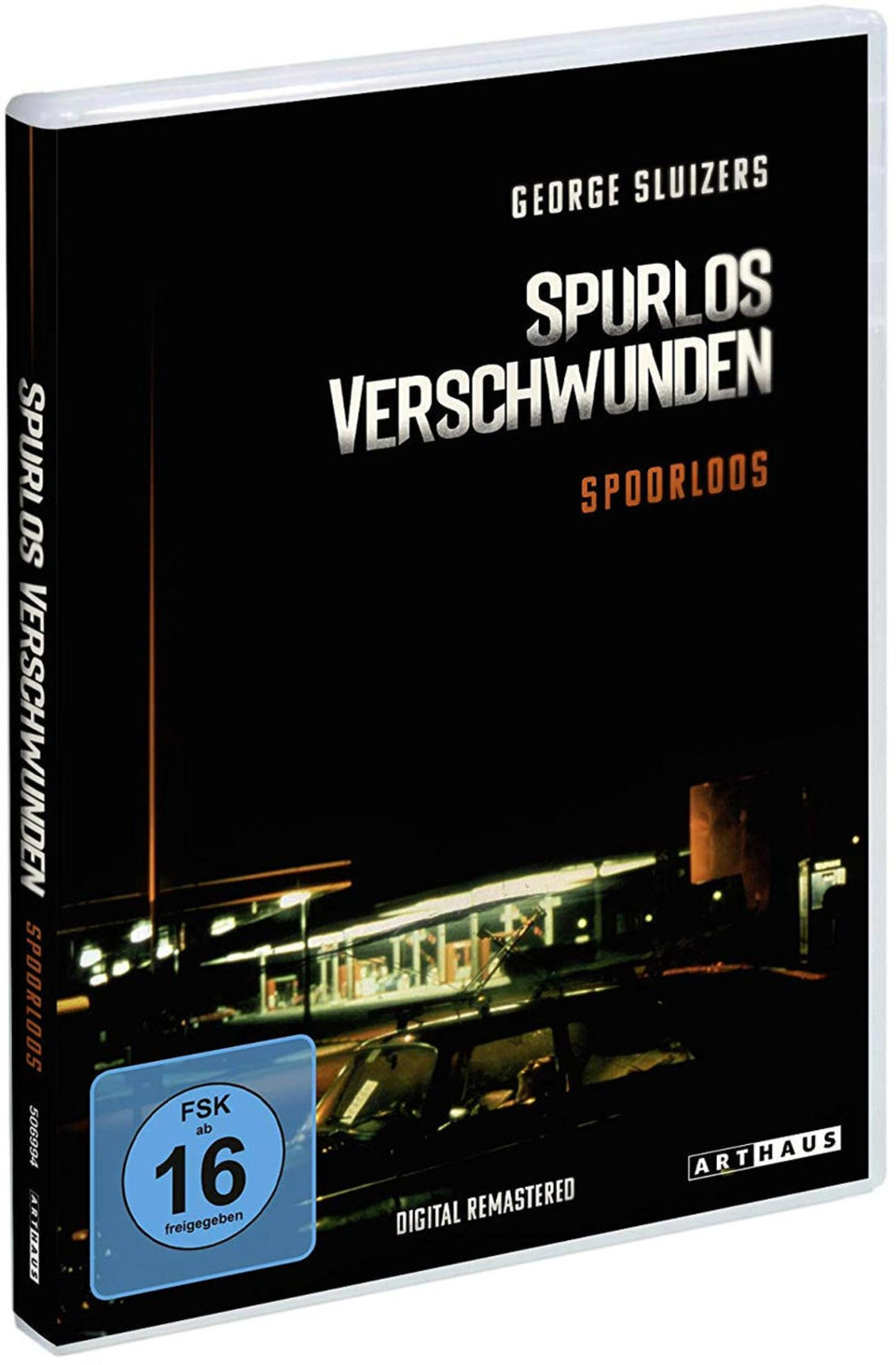 Copertina DVD di 'Spurlos Verschwunden' con bollino FSK 16 e logo Arthaus.