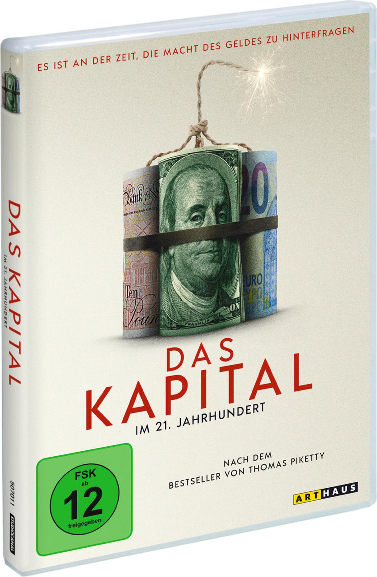 Copertina DVD: Rotoli di banconote che assomigliano a una miccia, con testo.