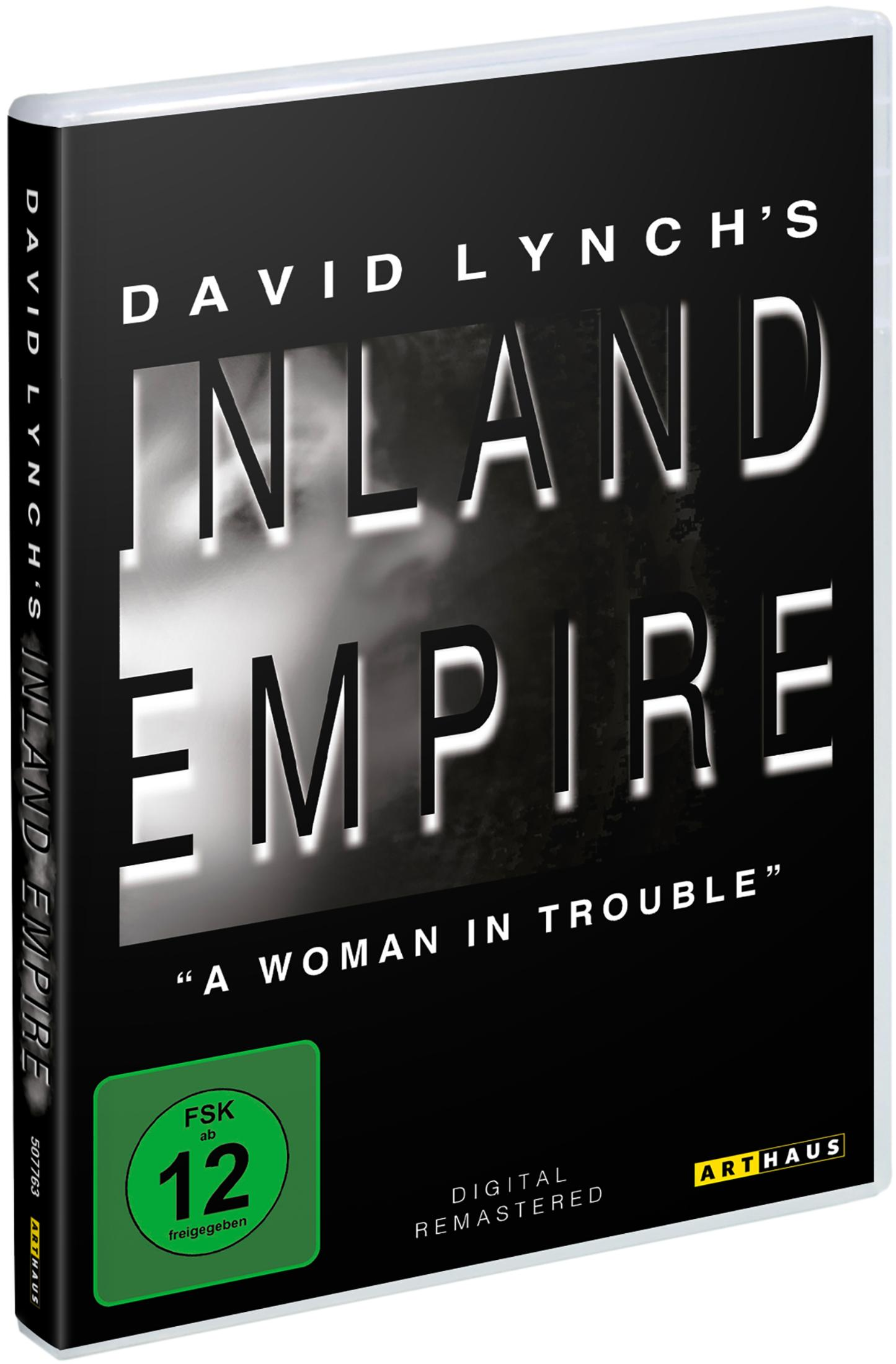 Copertina DVD di 'David Lynch's Inland Empire' con classificazione FSK 12.