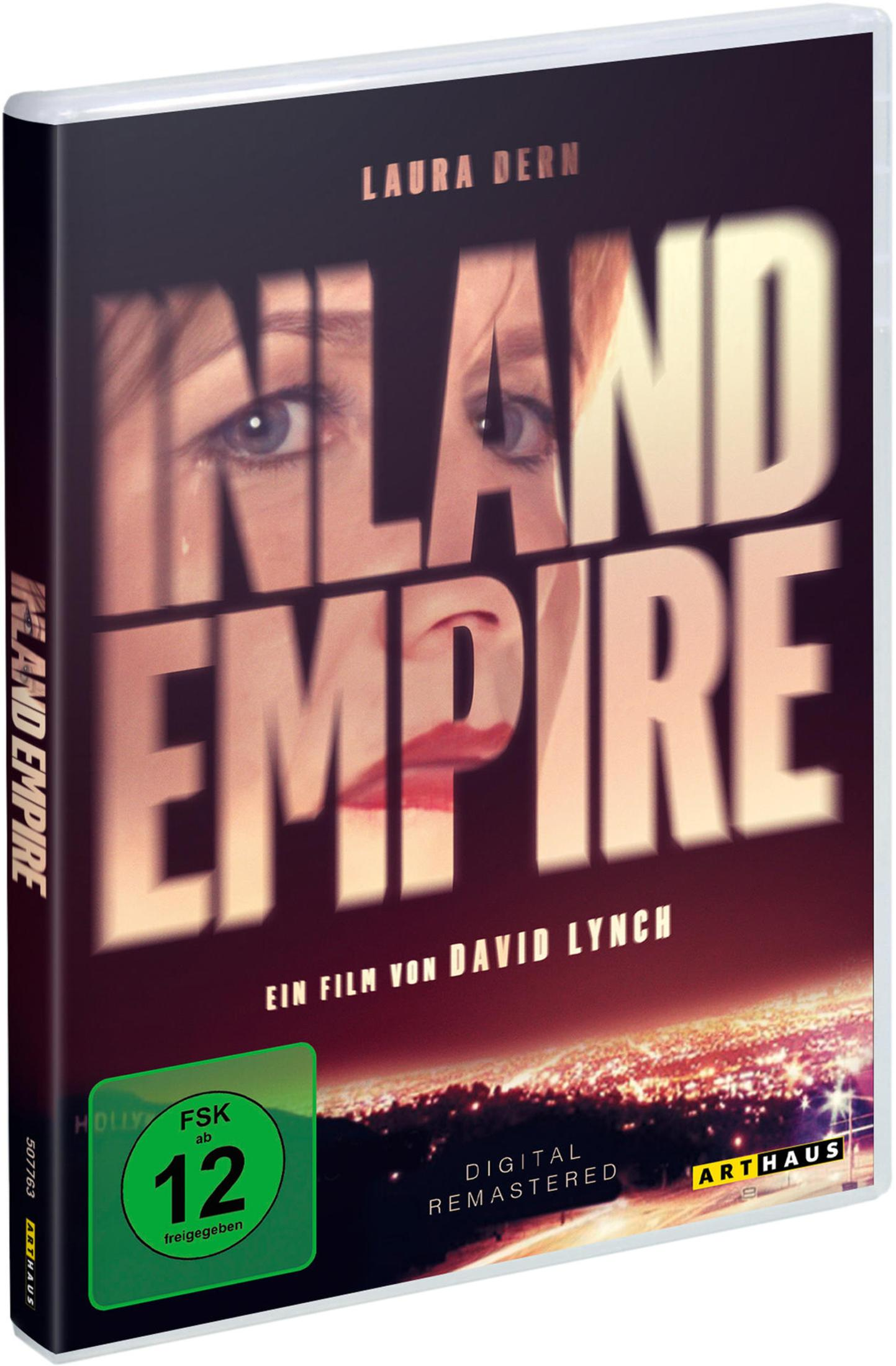 Copertina DVD "Inland Empire" con Laura Dern e David Lynch.