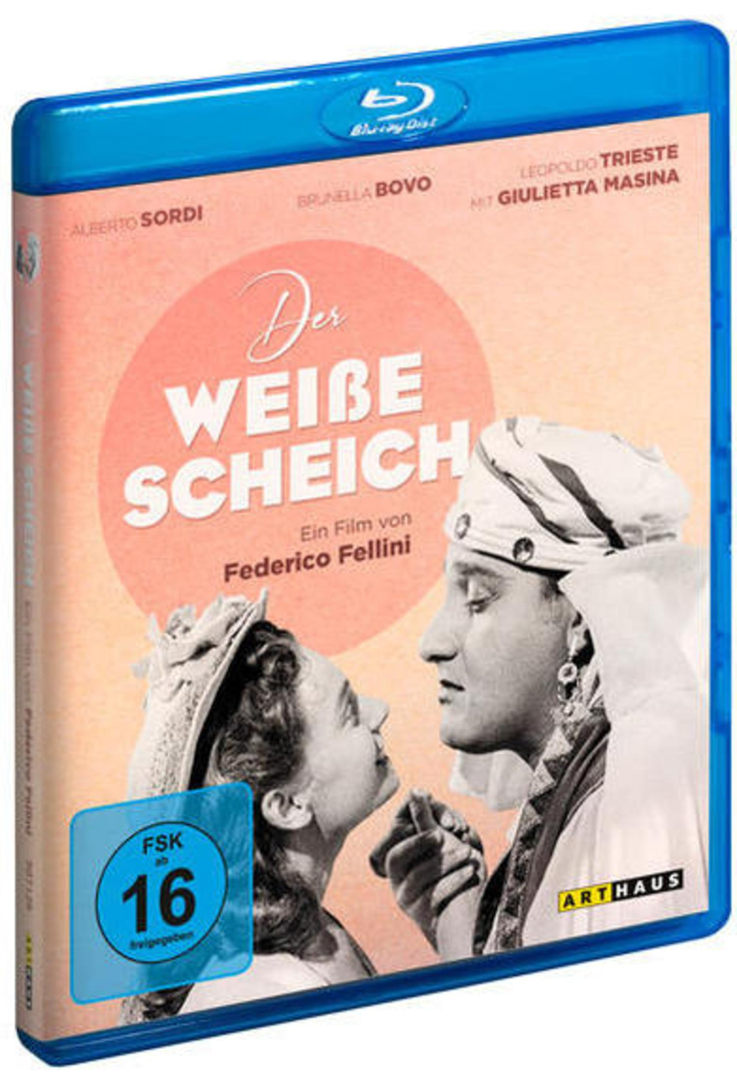 Custodia Blu-ray de 'Lo sceicco bianco' di Federico Fellini.