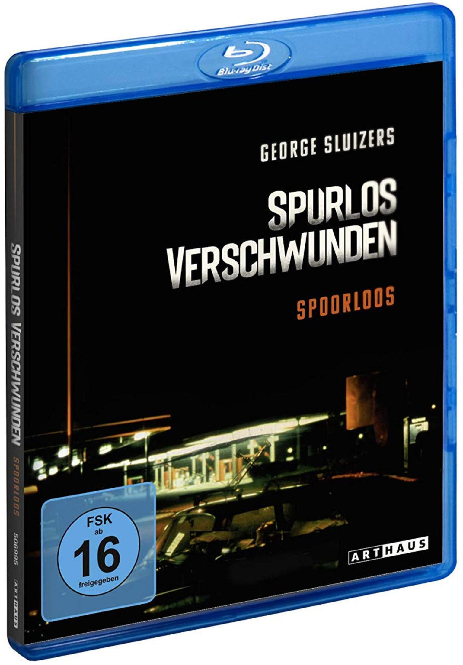 Custodia Blu-ray 'Spurlos Verschwunden' con rating FSK 16.